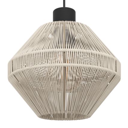 Eglo - Závesný luster na lanku 3xE27/40W/230V krémový