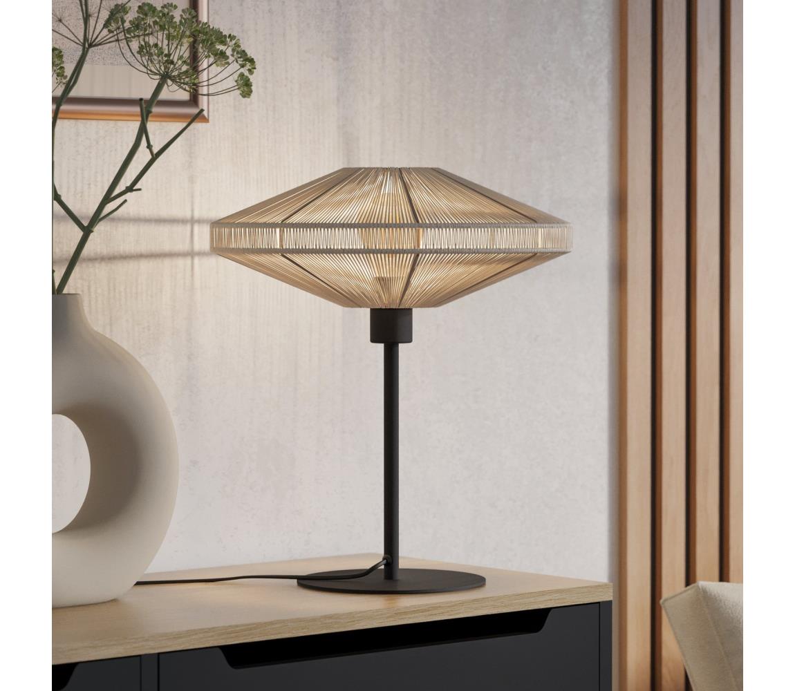 Eglo 44002 - Stolná lampa MIDSUMER 1xE27/40W/230V krémová 44002