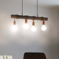 Eglo 44061 - Luster na lanku TOWNSHEND 4xE27/40W/230V čierna