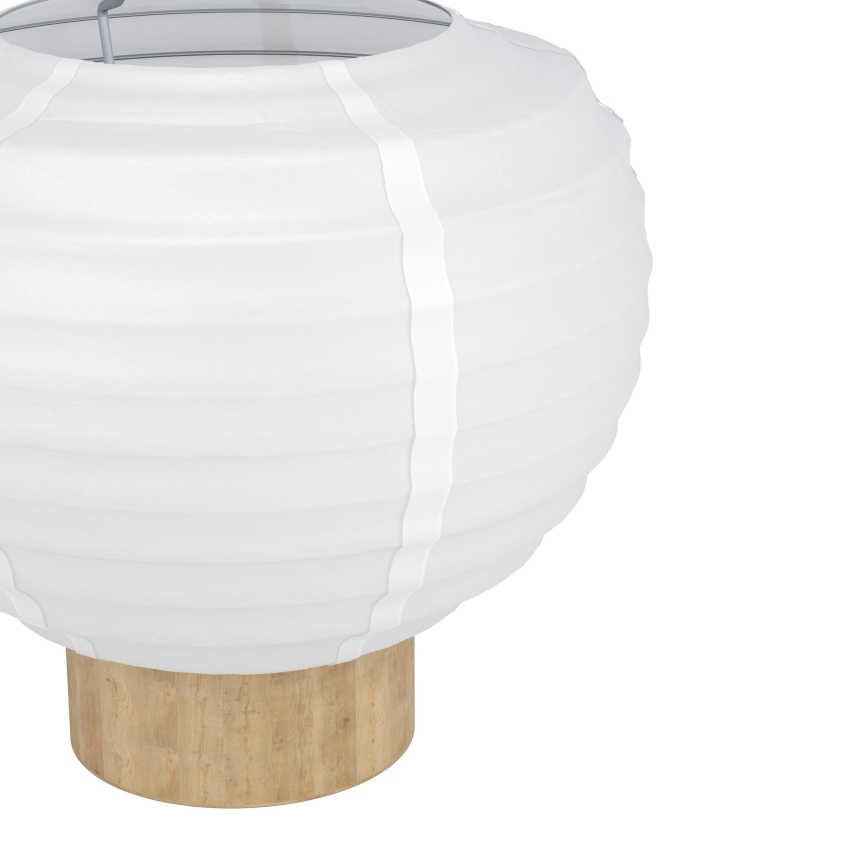 Eglo - Stolová lampa 1xE27/40W/230V biela/béžová
