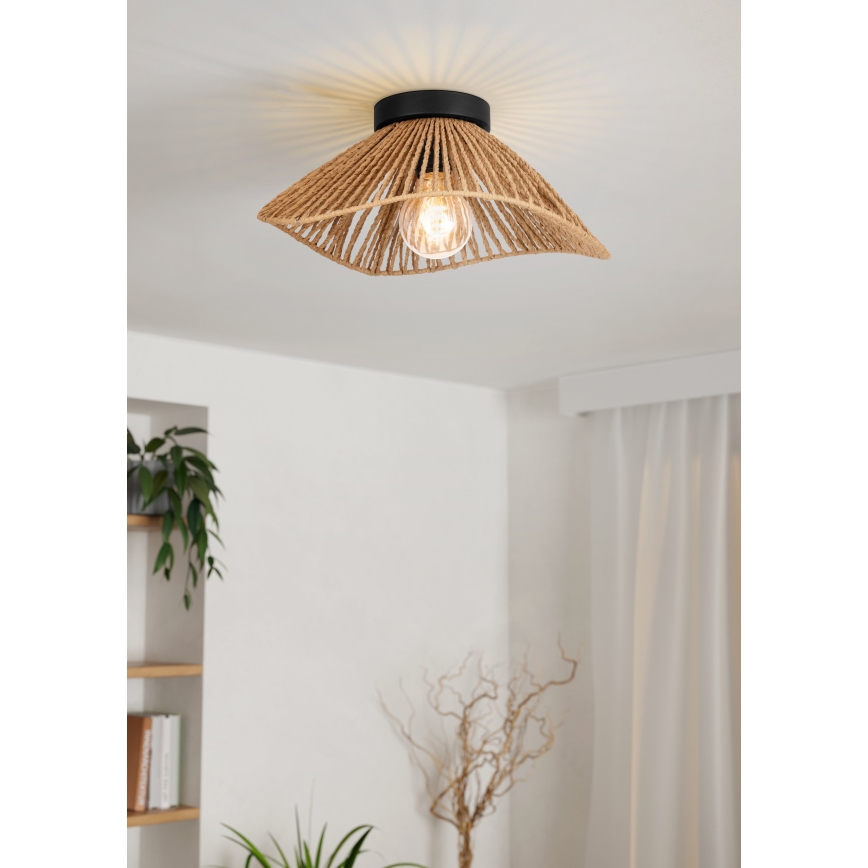 Eglo - Stropné svietidlo 1xE27/60W/230V hnedá