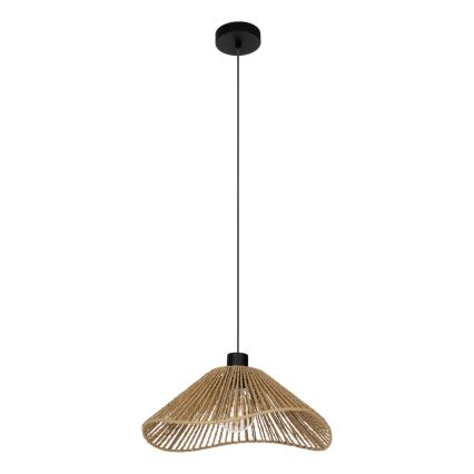 Eglo - Luster na lanku 1xE27/60W/230V hnedá