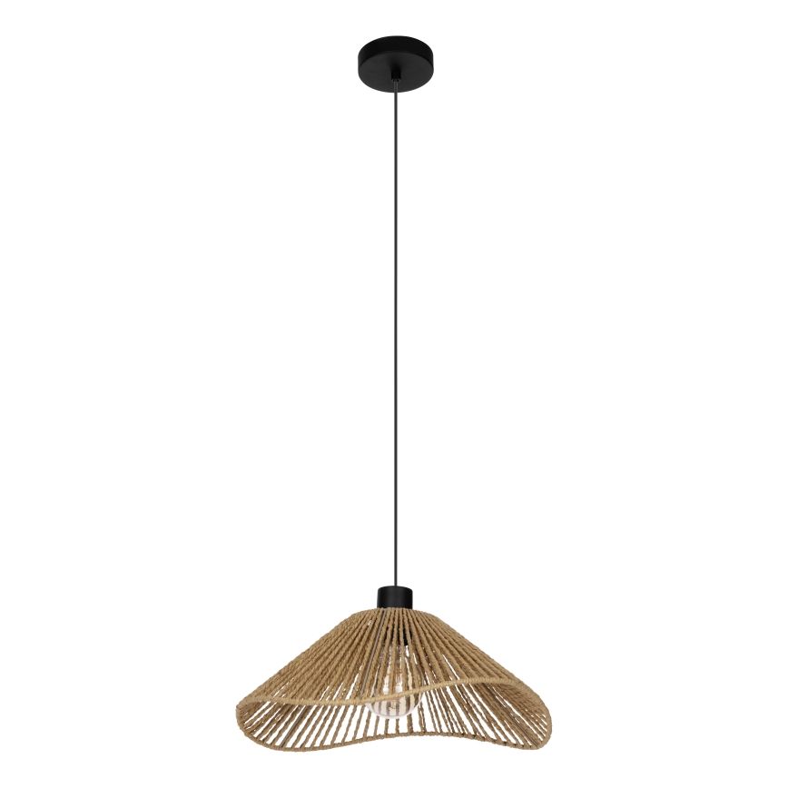 Eglo - Luster na lanku 1xE27/60W/230V hnedá