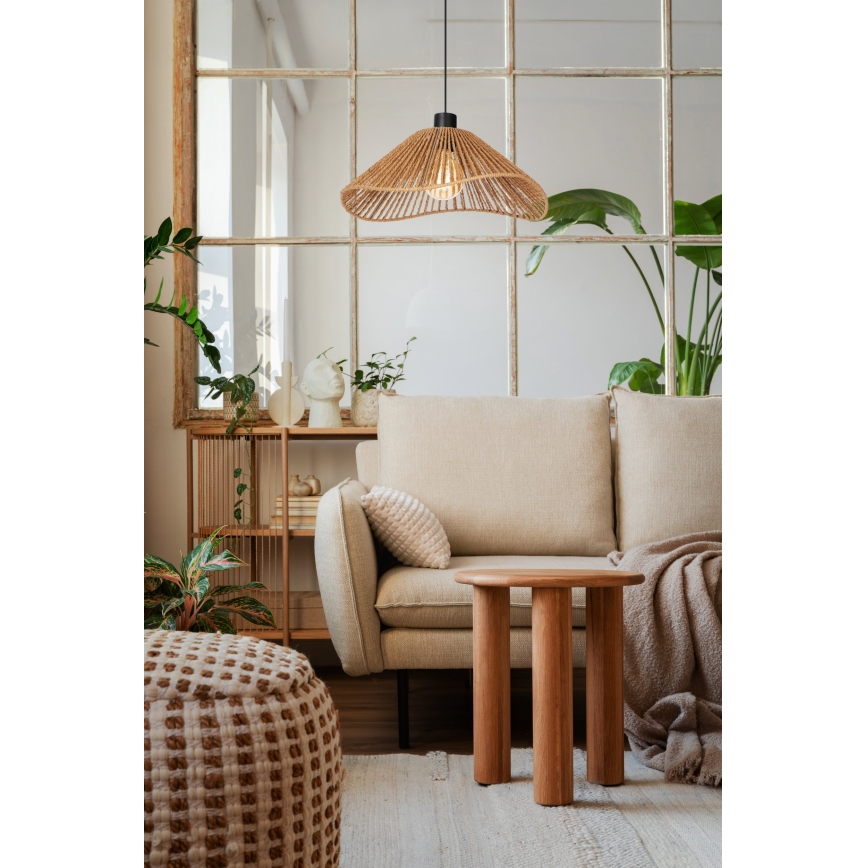 Eglo - Luster na lanku 1xE27/60W/230V hnedá