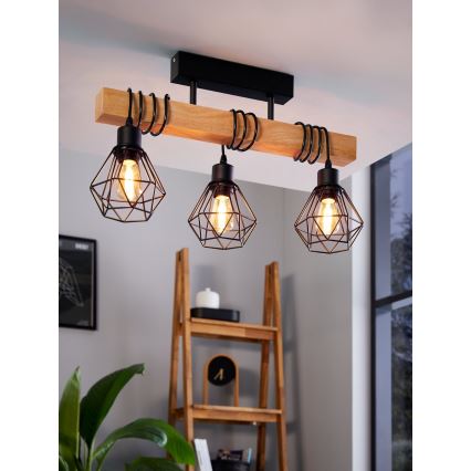 Eglo - Prisadený luster TOWNSHEND 3xE27/60W/230V