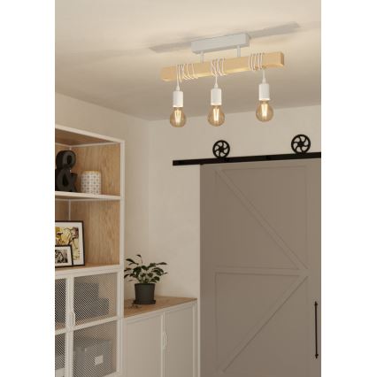 Eglo - Prisadený luster TOWNSHEND 3xE27/60W/230V
