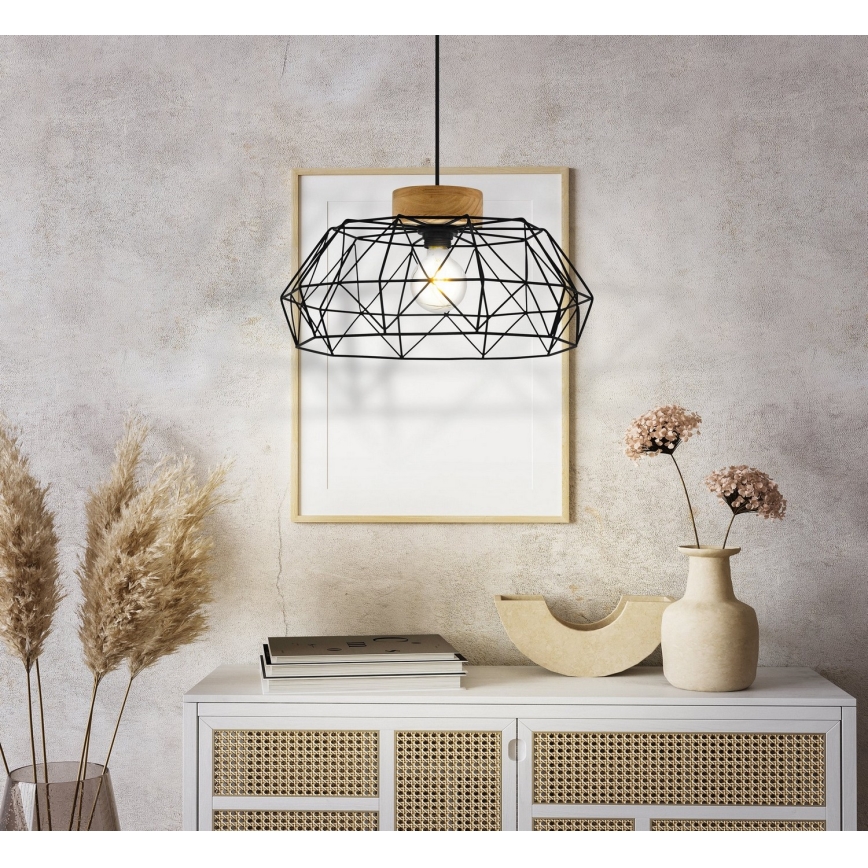 Eglo - závesné svietidlo na lanku 1xE27/60W/230V