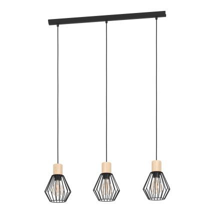 Eglo - Luster na lanku 3xE27/60W/230V