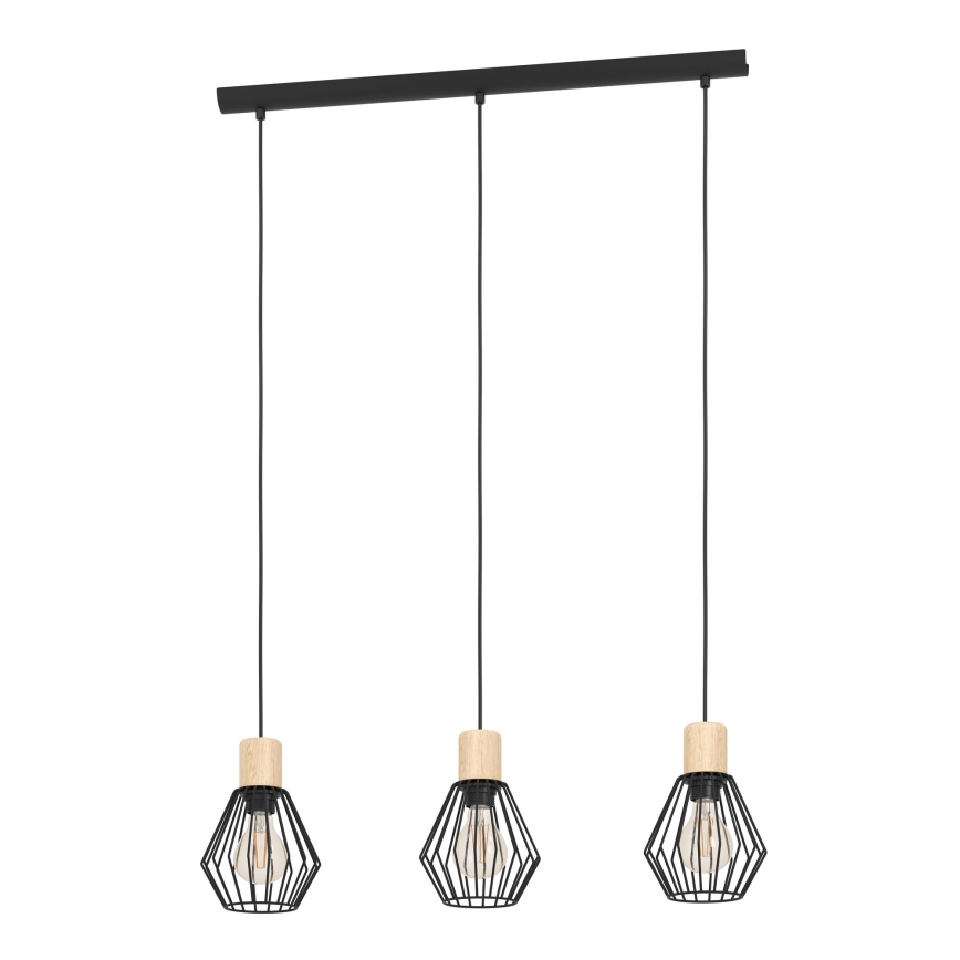 Eglo - Luster na lanku 3xE27/60W/230V