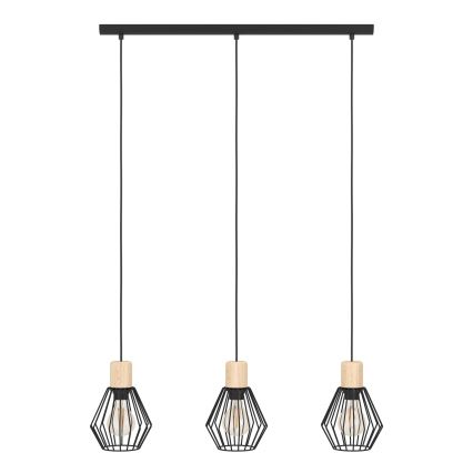 Eglo - Luster na lanku 3xE27/60W/230V