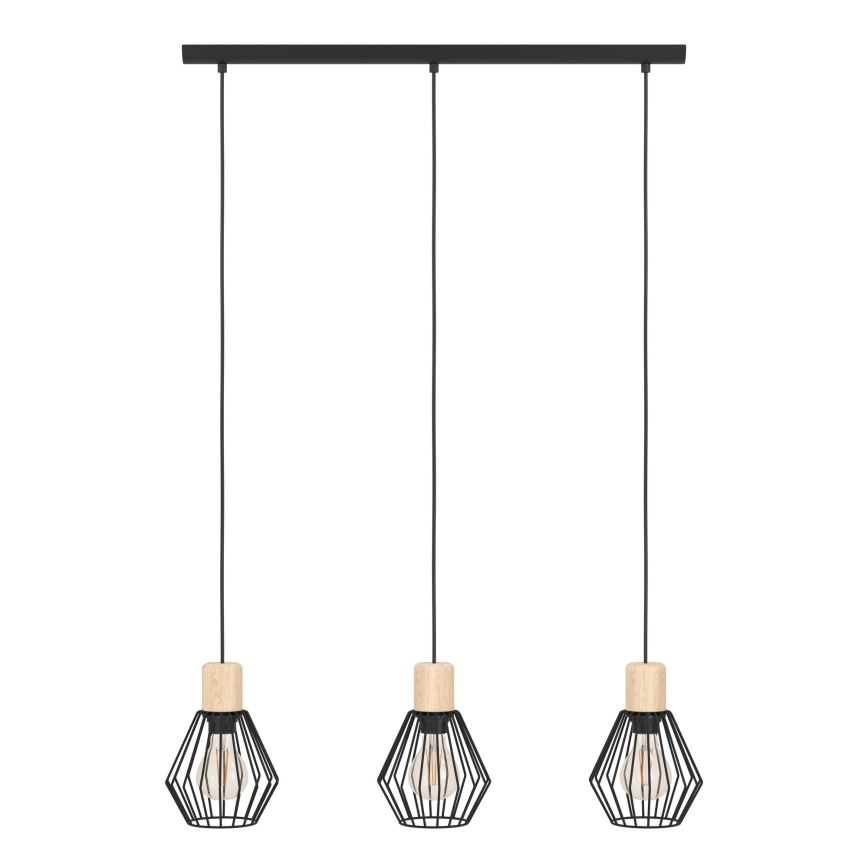 Eglo - Luster na lanku 3xE27/60W/230V