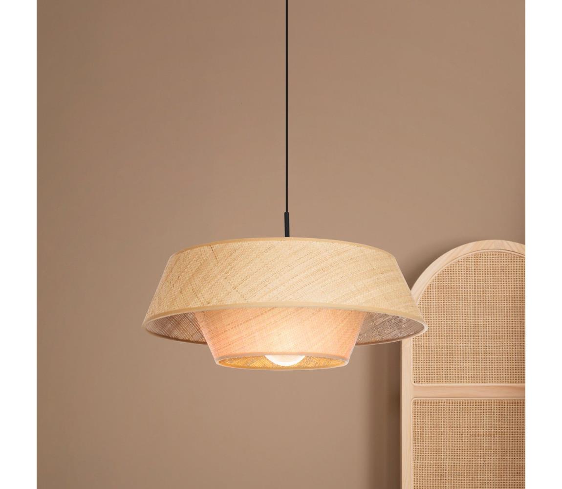 Eglo 44096 - Luster na lanku MARFORD 1xE27/60W/230V lýko 44096