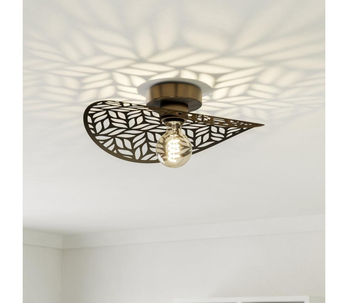 Eglo 44123 - Stropné svietidlo SWABY 1xE27/60W/230V priemer 40 cm bronzové 44123