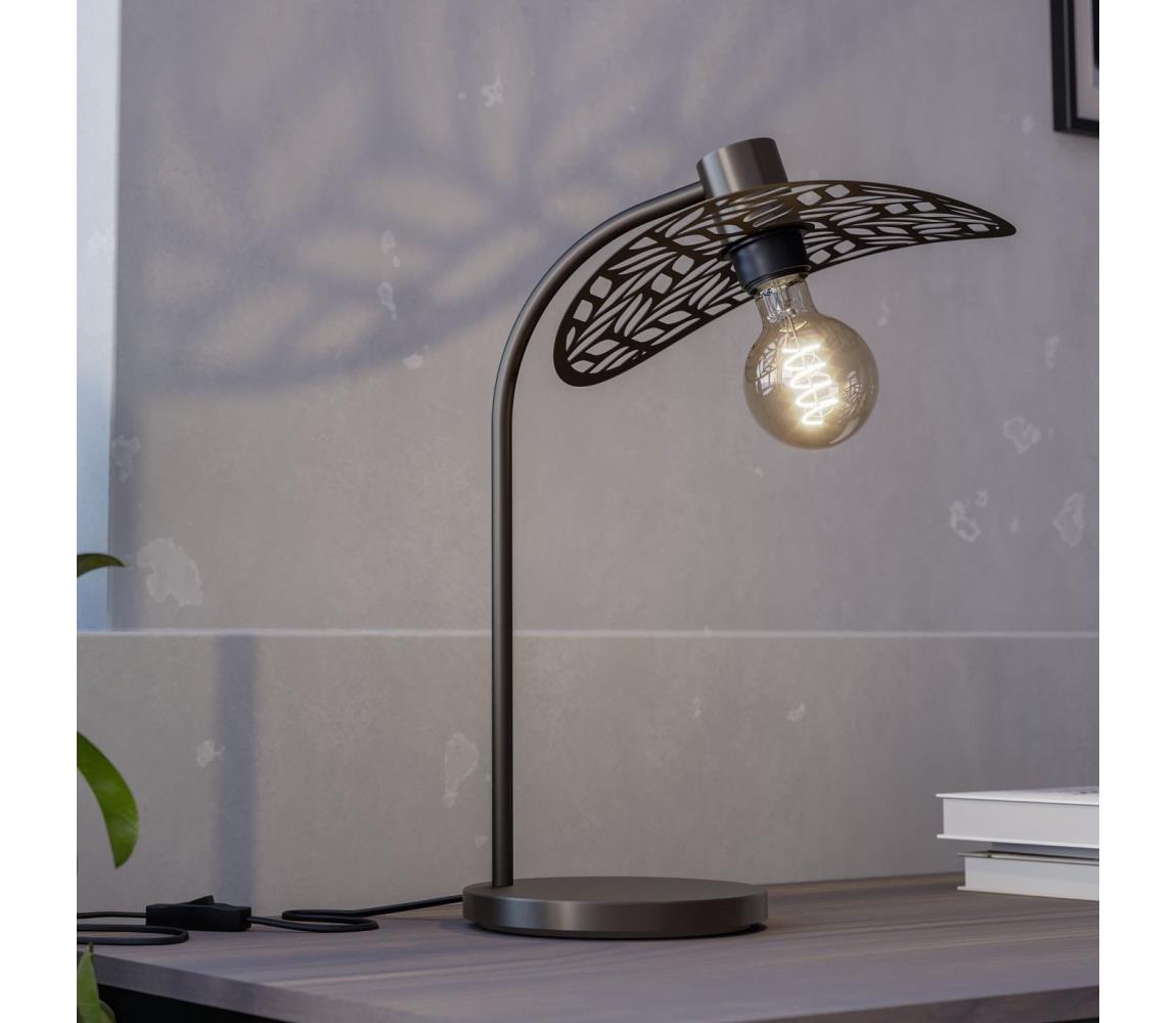 Eglo 44126 - Stolná lampa SWABY 1xE27/60W/230V bronzová 44126