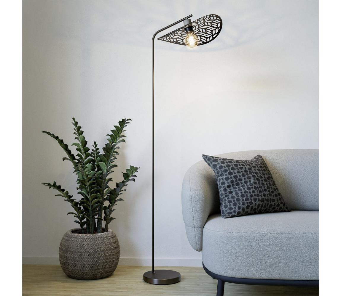 Eglo 44127 - Stojacia lampa SWABY 1xE27/60W/230V bronzová 44127
