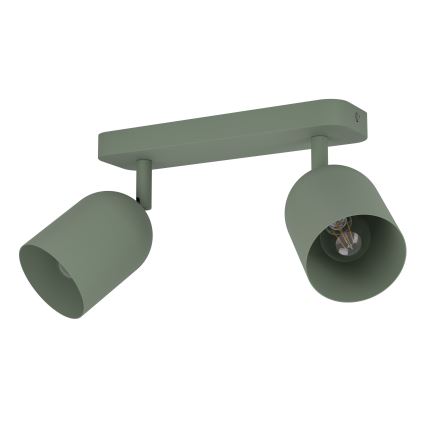 Eglo - Bodové svietidlo 2xE14/40W/230V zelené