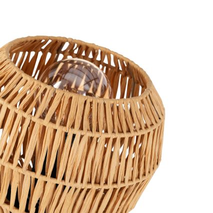 Eglo - Stolová lampa 1xE27/40W/230V hnedá