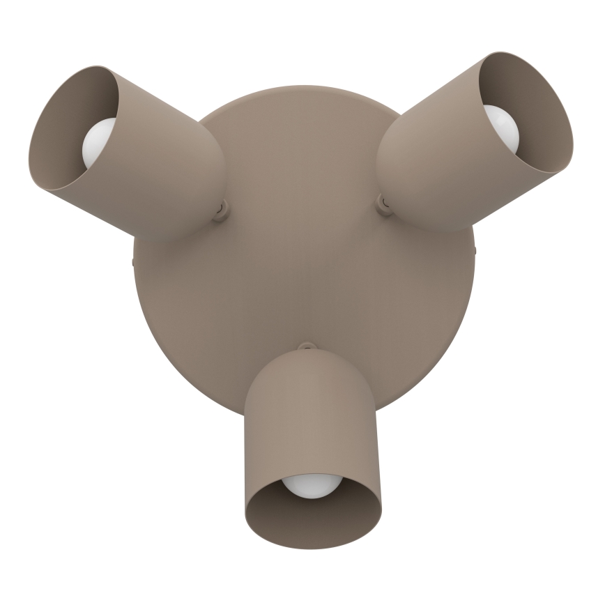 Eglo - Bodové svietidlo 3xE14/40W/230V, priemer 25 cm, béžové