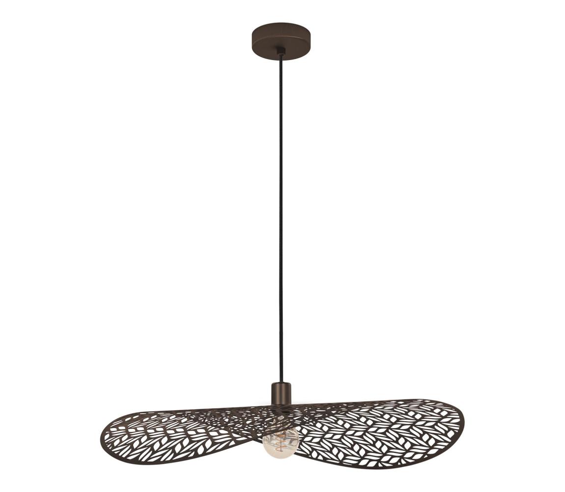 Eglo 44167 - Luster na lankách SWABY 1xE27/60W/230V pr. 80 cm bronzový 44167