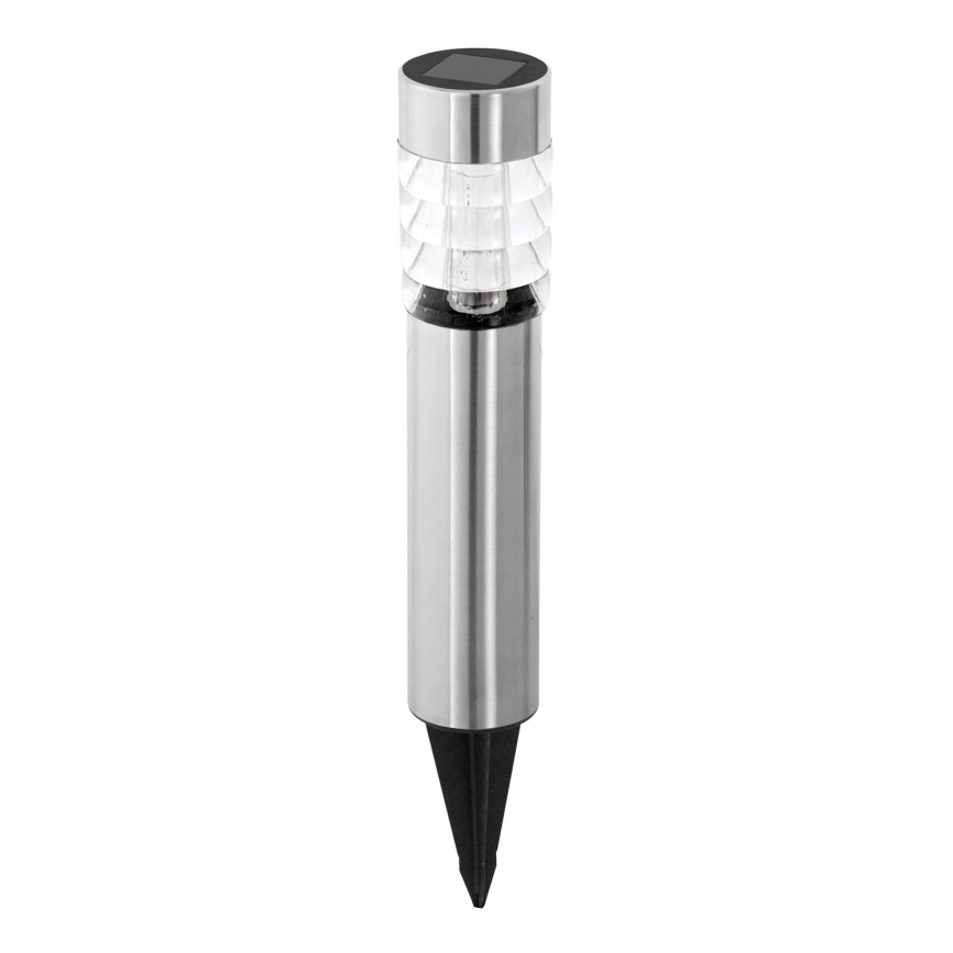 Eglo 48581 - Solárna lampa LED/0,06W/1,2V 100 mAh IP44 matný chróm