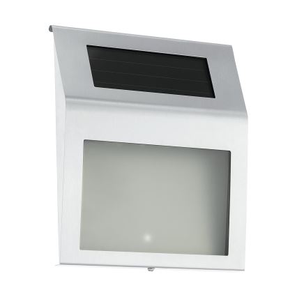 Eglo 48875 - LED Solárne domové číslo LED/1,2W/1,2V 300 mAh IP44 matný chróm