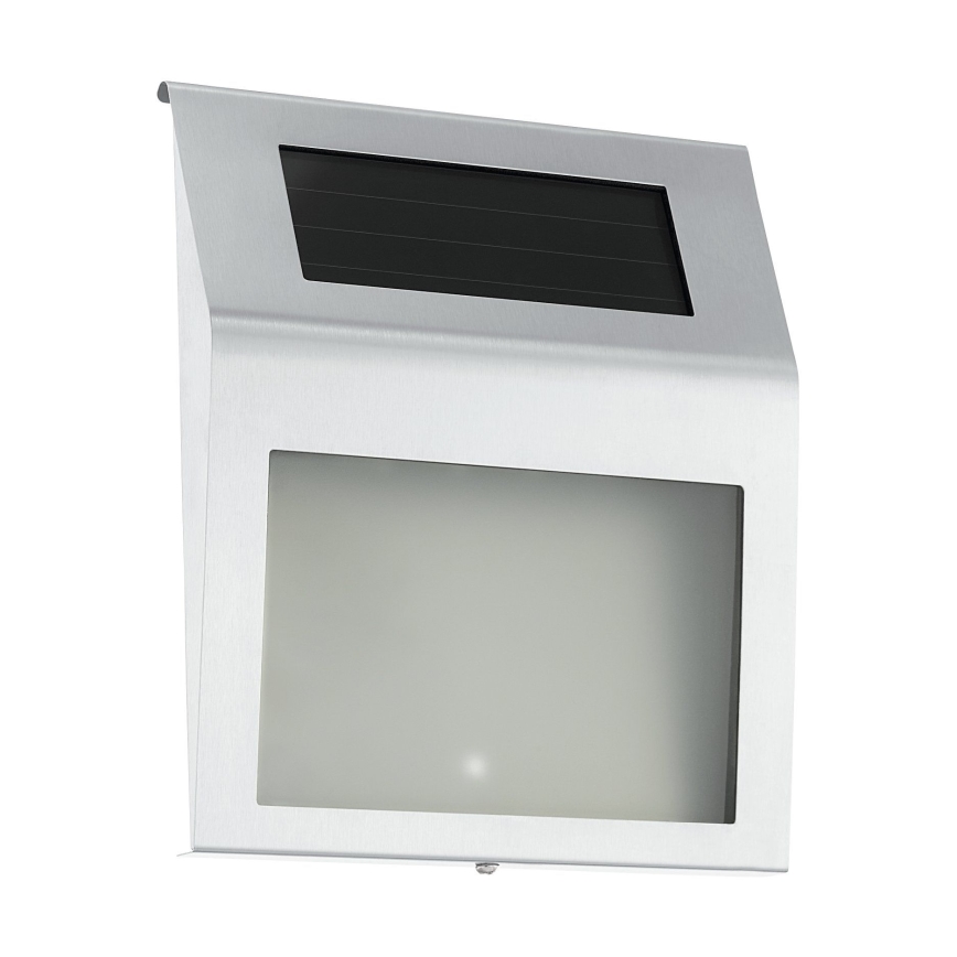 Eglo 48875 - LED Solárne domové číslo LED/1,2W/1,2V 300 mAh IP44 matný chróm