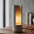 Eglo 49112 - Stolná lampa LYNTON 1xE27/60W/230V betón