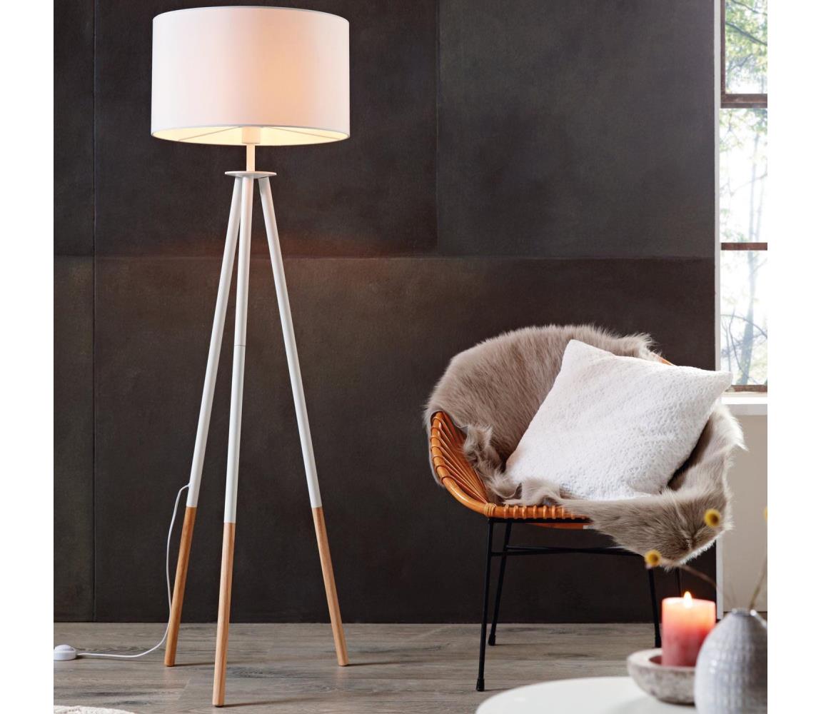 Eglo 49156 - Stojacia lampa BIDFORD 1xE27/60W/230V 49156