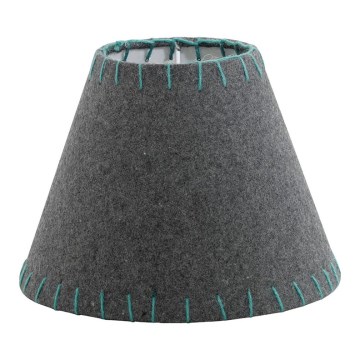 Eglo 49433 - Tienidlo k stojacej lampe VINTAGE zelená vyšívané E14 pr. 20,5 cm