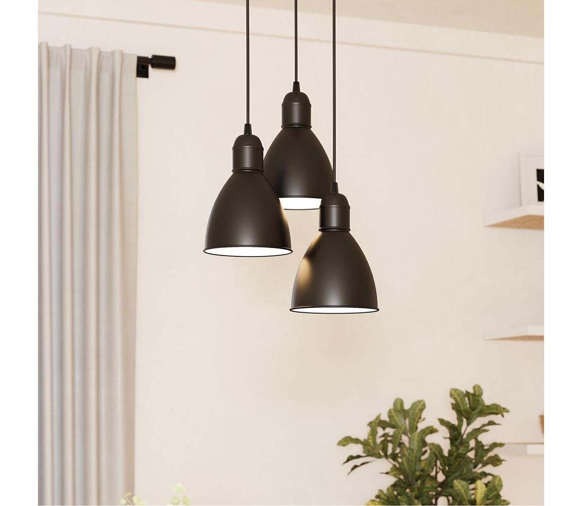 Eglo 49465 - Stropný luster PRIDDY 3xE27/60W/230V 49465