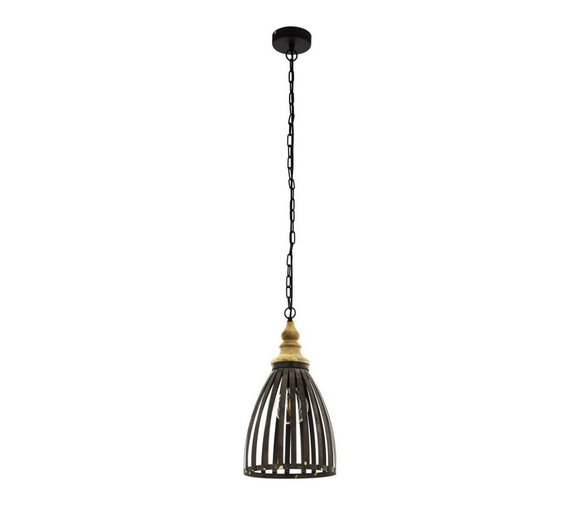 Eglo 49786 - Luster na reťazi OLDCASTLE 1xE27/60W/230V 49786
