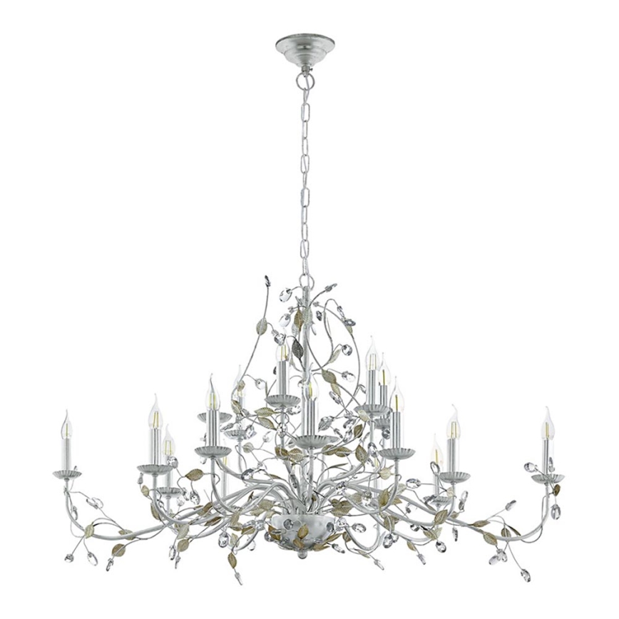 Eglo 49828 - Luster na reťazi FLITWICK 1 15xE14/40W/230V