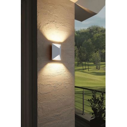 Eglo 54603 - LED Vonkajšie nástenné svietidlo PREDAZZO 2xLED/2,5W/230V IP44