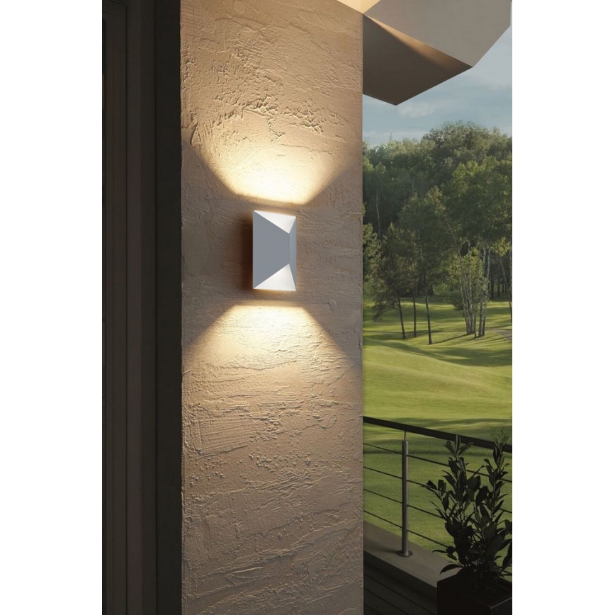 Eglo 54603 - LED Vonkajšie nástenné svietidlo PREDAZZO 2xLED/2,5W/230V IP44