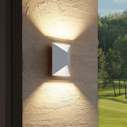Eglo 54603 - LED Vonkajšie nástenné svietidlo PREDAZZO 2xLED/2,5W/230V IP44
