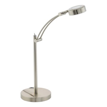 Eglo 54873 - LED Stolná lampa LED/6W/230V 3000K matný chróm