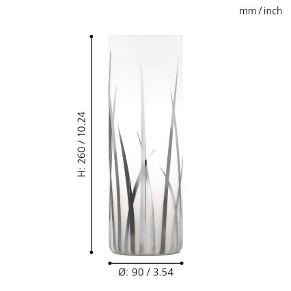 Eglo 54886 - LED Stolná lampa 1xE27/6W/230V 3000K