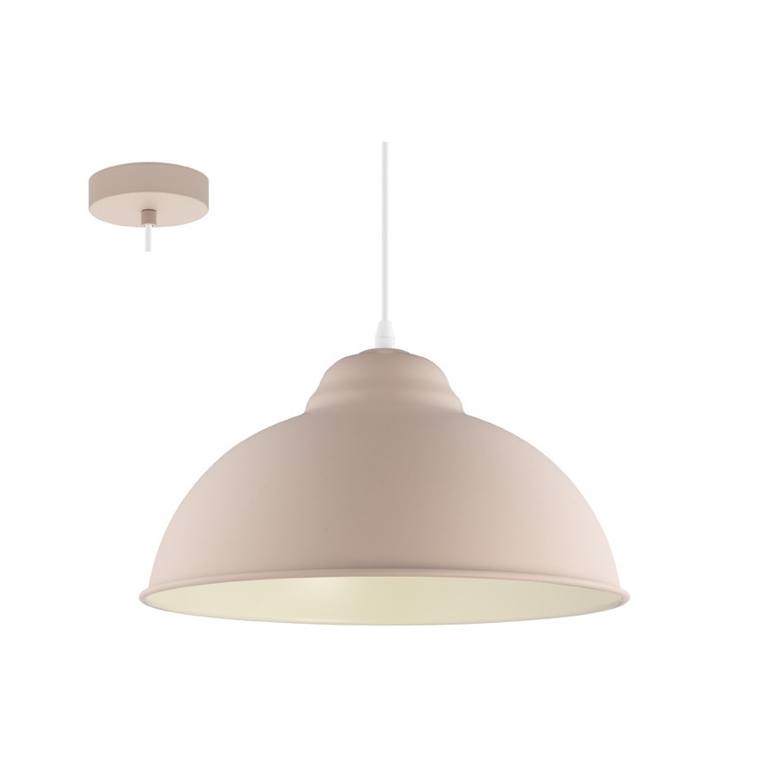 Eglo 54964 - Luster na lanku TRURO-P 1xE27/60W/230V ružová