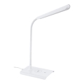 Eglo 55123 - LED Stmievateľná stolová lampa s bezdrôtovým nabíjaním LED/5,5W/230V biela