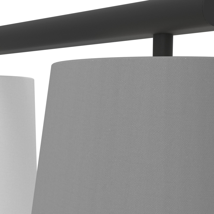 Eglo 55207 - LED luster na lane ALMEIDA 3xE14/25W/230V sivá