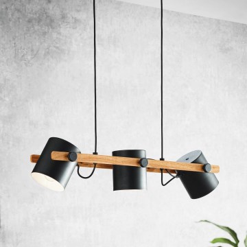 Eglo 55234 - Luster na lanku HORNWOOD 3xE27/60W/230V
