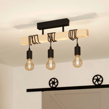 Eglo 55247 - Prisadený luster TOWNSHEND 3xE27/60W/230V