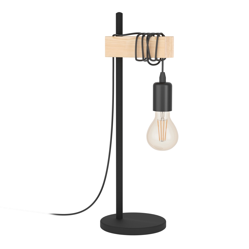 Eglo 55249 - Stolná lampa TOWNSHEND 1xE27/10W/230V