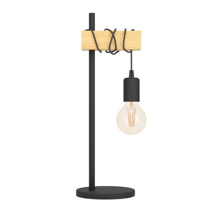Eglo 55249 - Stolná lampa TOWNSHEND 1xE27/10W/230V