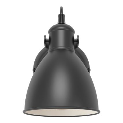 Eglo 55261 - Nástenné svietidlo PRIDDY 1xE27/40W/230V čierna
