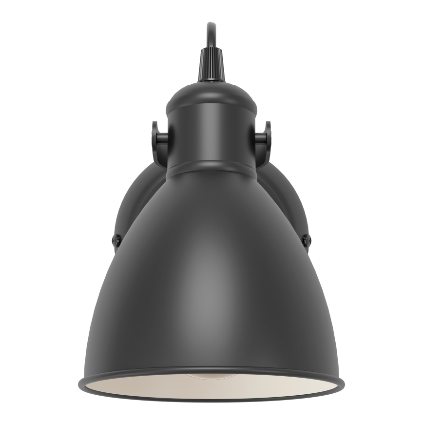 Eglo 55261 - Nástenné svietidlo PRIDDY 1xE27/40W/230V čierna