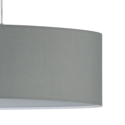 Eglo 55276 - Závesný luster PASTERI 2xE27/60W/230V šedý