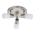 Eglo 55428 - LED Bodové svietidlo 3xE14/4W/230V pr. 21 cm matný chróm