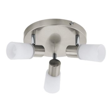 Eglo 55428 - LED Bodové svietidlo 3xE14/4W/230V pr. 21 cm matný chróm