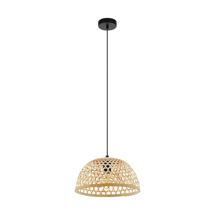Eglo 55695 - Luster na lanku CLAVERDON 1xE27/40W/230V pr. 37 cm béžová